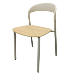"Fusion Living Darley Beige Dining Chair "