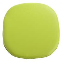 "Fusion Living Green PU Chelsea Armchair Cushion "
