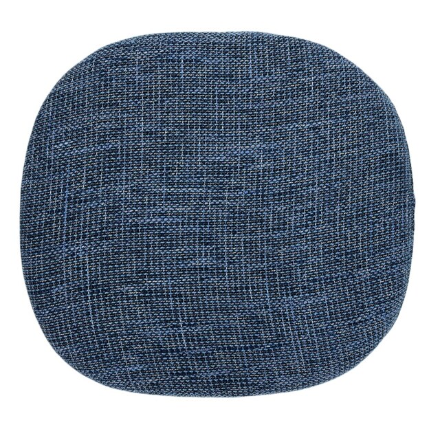 "Fusion Living Textured Blue Chelsea Side Chair Cushion "
