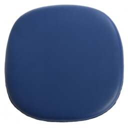 "Fusion Living Navy PU Chelsea Armchair Cushion "