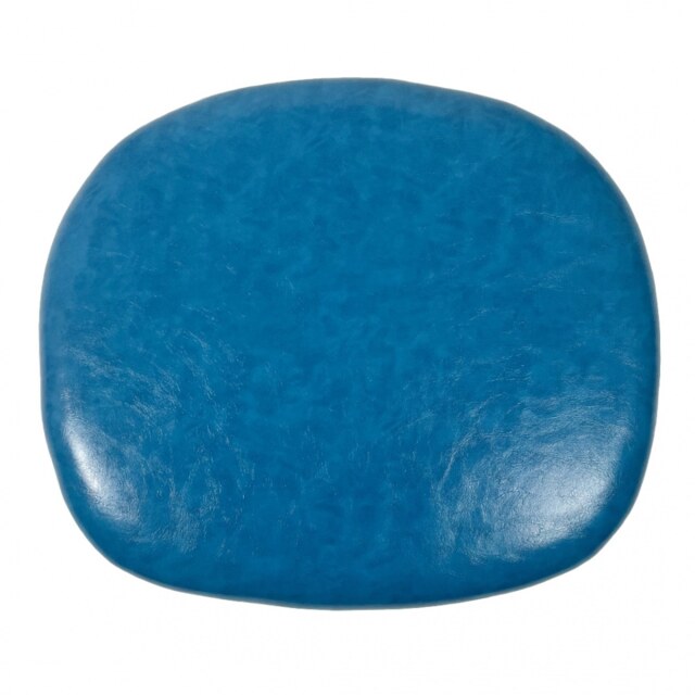 "Fusion Living *SPARE* Soho Marbled Petrol Blue PU Cushion for Fusion Living Soho Dining Chairs  "