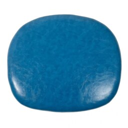 "Fusion Living *SPARE* Soho Marbled Petrol Blue PU Cushion for Fusion Living Soho Dining Chairs  "
