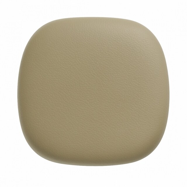 "Fusion Living Taupe PU Chelsea Side Chair Cushion "