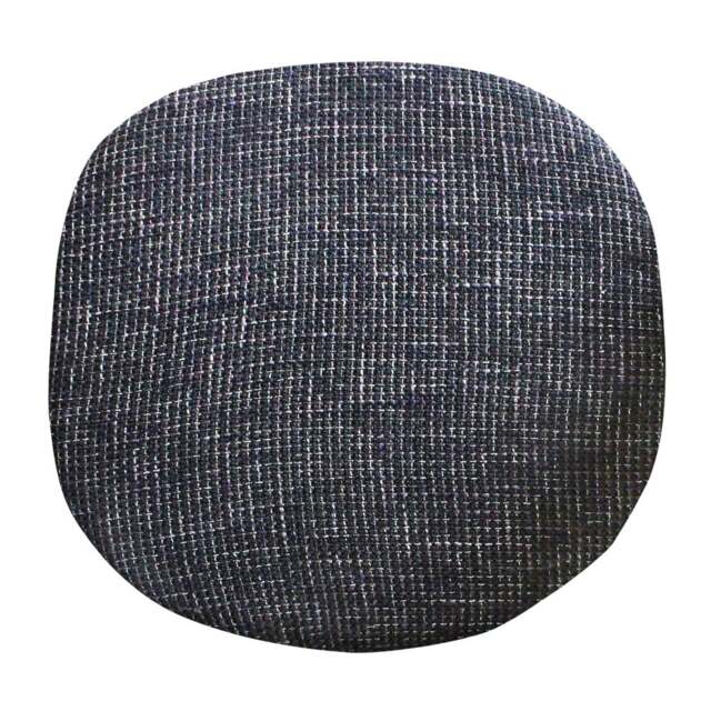 "Fusion Living Textured Black Chelsea Armchair Cushion "