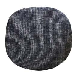 "Fusion Living Textured Black Chelsea Armchair Cushion "