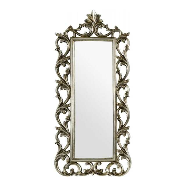 "Fusion Living Large Rectangular Vintage Champagne Mirror "