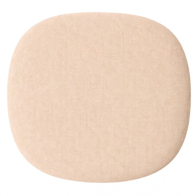 "Fusion Living Soft Pink Chenille Chelsea Side Chair Cushion "