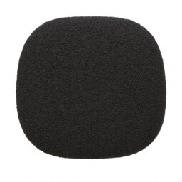"Fusion Living Charcoal Grey Boucle Chelsea Side Chair Cushion "