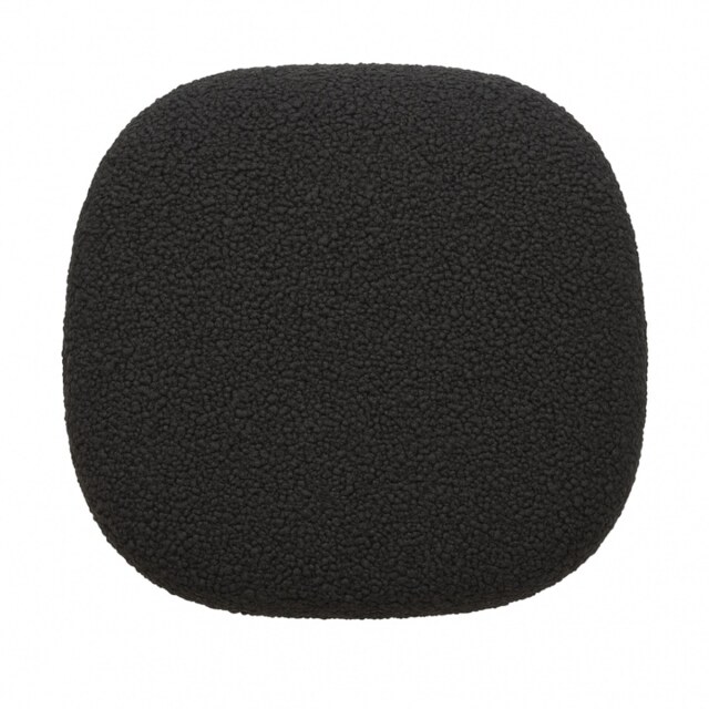 "Fusion Living Charcoal Grey Boucle Chelsea Armchair Cushion "