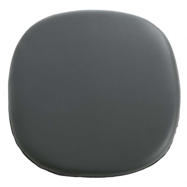 "Fusion Living Grey PU Chelsea Side Chair Cushion "