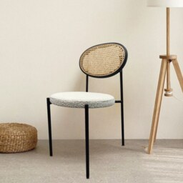 "Fusion Living Paris Boucle Dining Chair "