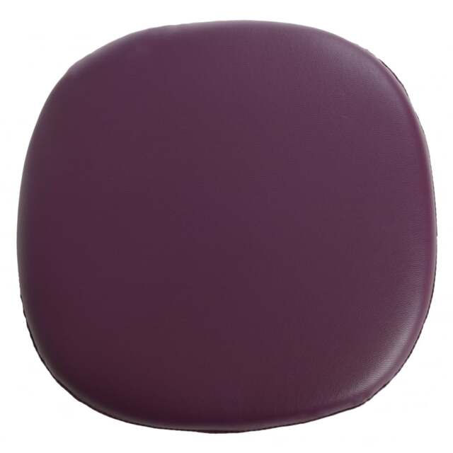 "Fusion Living Purple PU Chelsea Armchair Cushion "