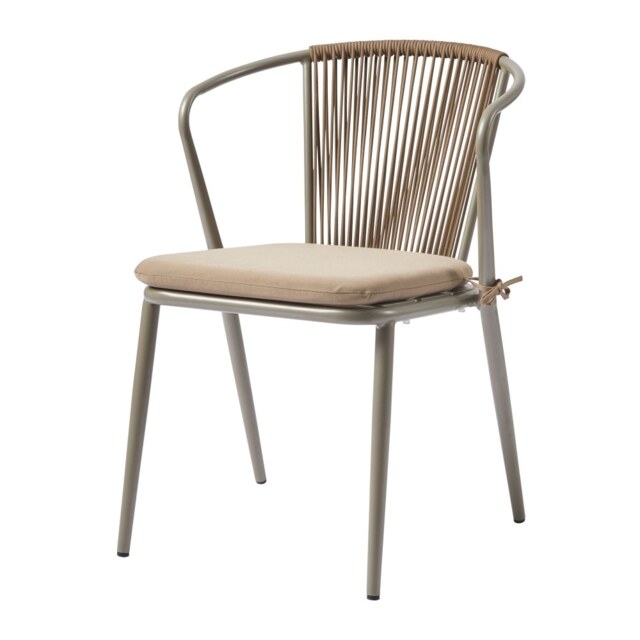 "Kendal Taupe Armchair "