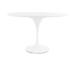"Fusion Living White Chelsea Large Circular Table "