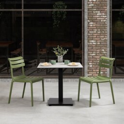 "Fusion Living Helen Olive Green Side Chair "