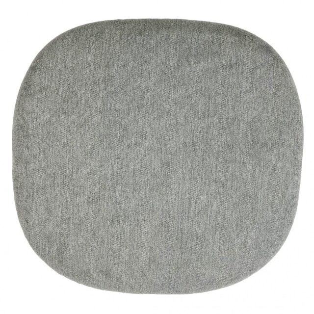 "Fusion Living Velveteen Grey Chelsea Armchair Cushion "
