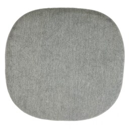 "Fusion Living Velveteen Grey Chelsea Armchair Cushion "