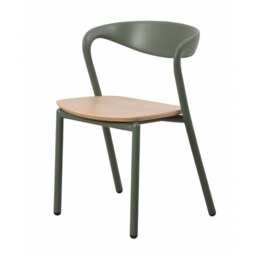 "Fusion Living Darley Olive Green Dining Armchair "