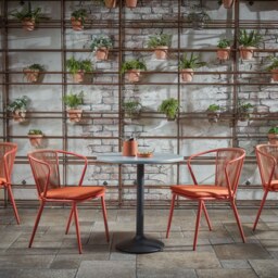 "Kendal Burnt Orange Armchair "