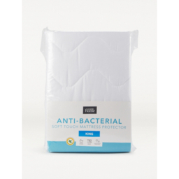 White Antibacterial Mattress Protector