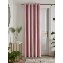 Laurence Llewelyn-Bowen Blush Montrose Single Panel Eyelet Door Curtain