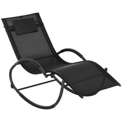 Outsunny Rocking Zero Gravity Sun Lounger