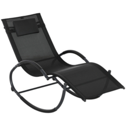 Outsunny Rocking Zero Gravity Sun Lounger