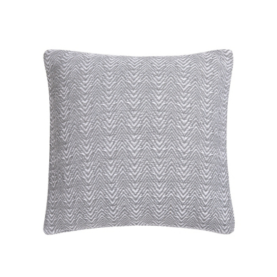 Appletree Silver Herringbone Filled Cushion