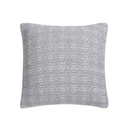 Appletree Silver Herringbone Filled Cushion