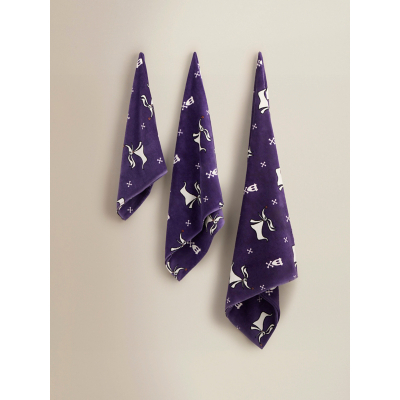 Disney Zero Purple Cotton Towel Range