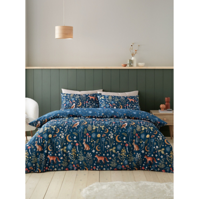 Catherine Lansfield Navy Enchanted Twilight Duvet Set