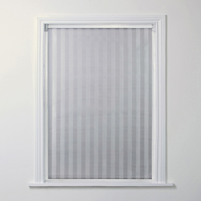 A-International Silver Striped Roller Blind