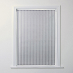 A-International Silver Striped Roller Blind