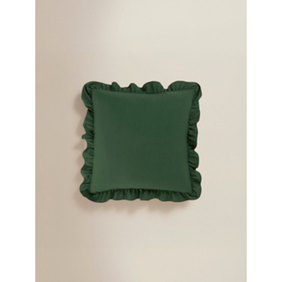 Green Outdoor Frill Cushion