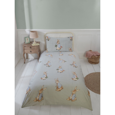 Peter Rabbit Gingham Duvet Set
