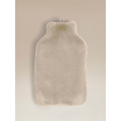 Cream Super Soft Faux Fur Hot Water Bottle