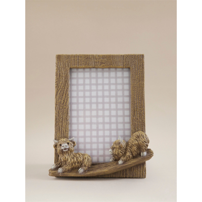 Brown Highland Cow Frame