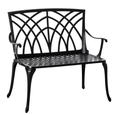 Outsunny 2-Seater Cast Aluminium Garden Bench