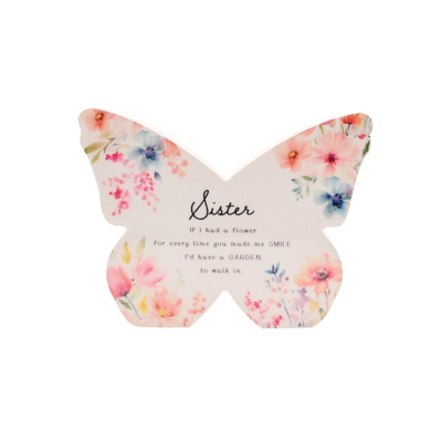 The Cottage Garden Floral Butterfly - Sister