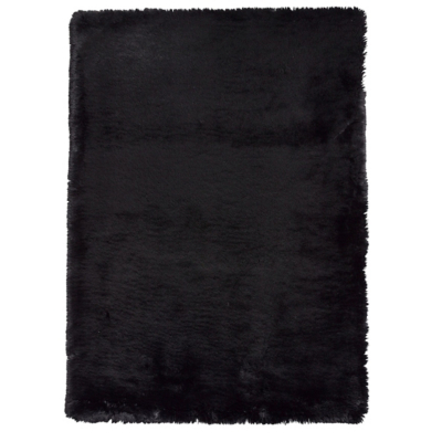 Think Rugs Black Teddy Luxury Super Soft Rug