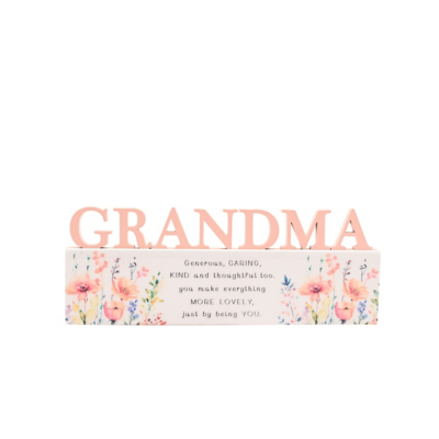 The Cottage Garden Floral Word - Grandma