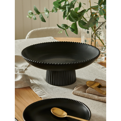 Stacey Solomon Black Ceramic Beaded Bowl