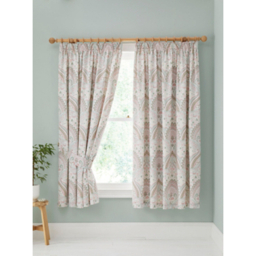 D&D Green Palais Pencil Pleat Curtains