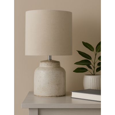 Searchlight Stone Effect Table Lamp