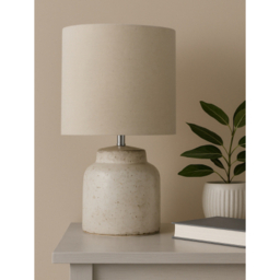 Searchlight Stone Effect Table Lamp