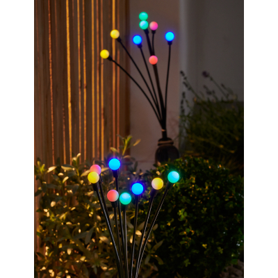 LED Solar Firefly Stake Light - Set of 2