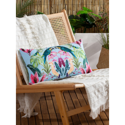 Wylder Tropics Kali Birds Exotic Outdoor Cushion