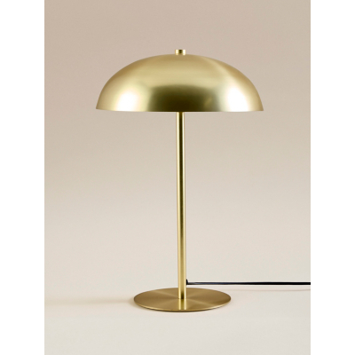 Gold Mushroom Stick Table Lamp