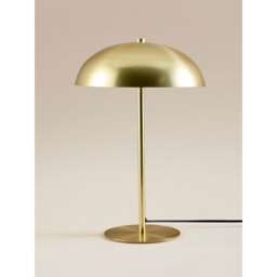 Gold Mushroom Stick Table Lamp