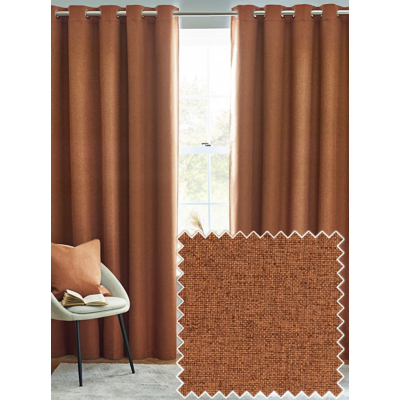 Furn Red Dawn Blackout Thermal Eyelet Curtains